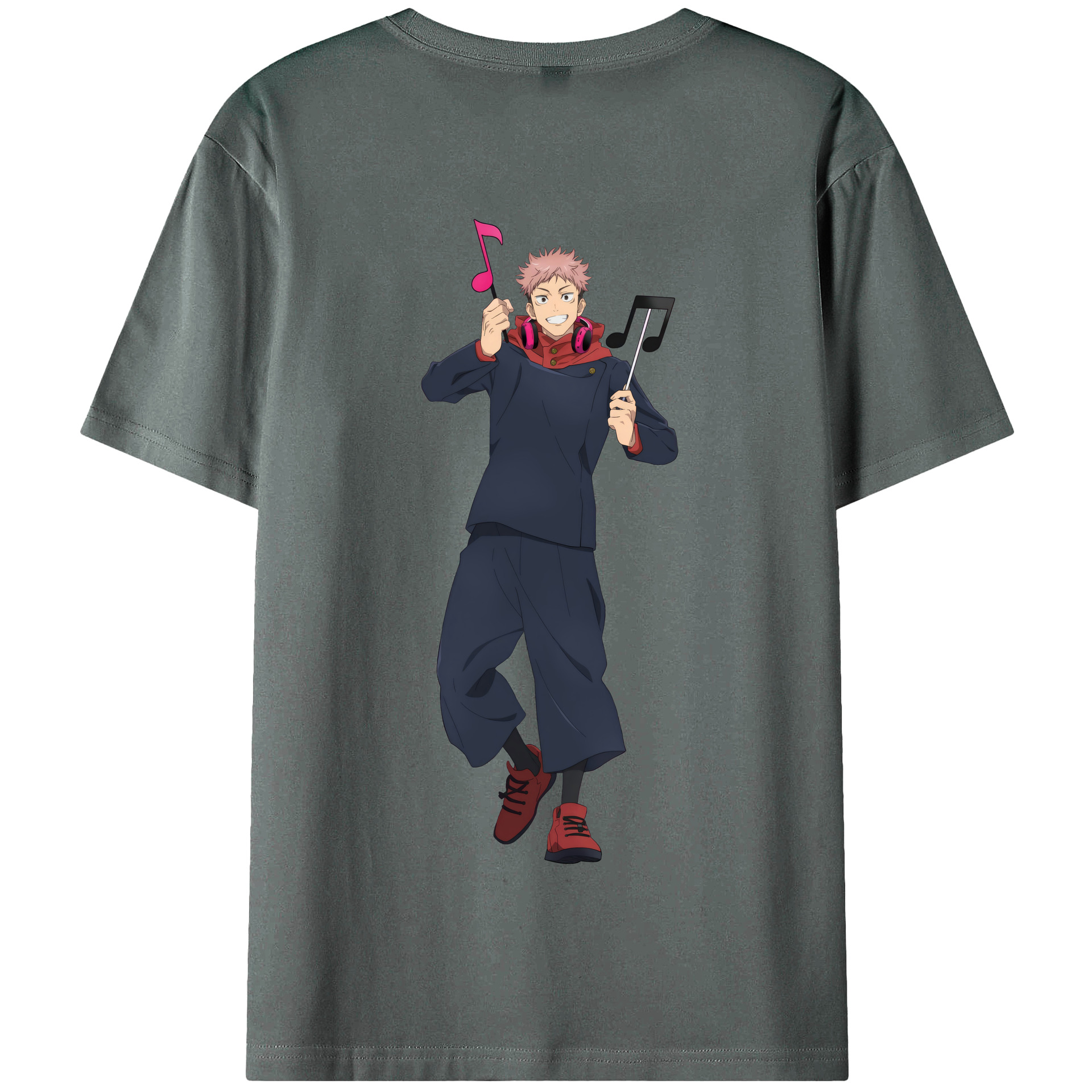 （画像用） 呪術廻戦 Jujutsu Kaisen 綿100％半袖Tシャツ（背面プリント）